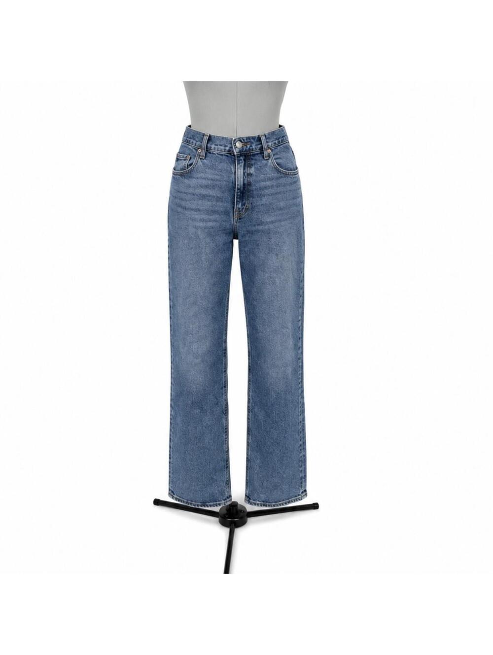Gap Denim 90s Loose Blue Straight Jeans (12/31L)